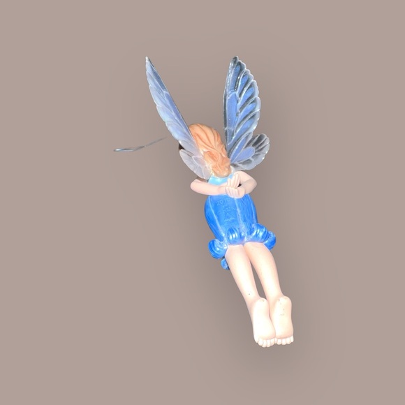 2002 Porcelain Christmas Fairy & 2010 Bluebell Fairy Hallmark Keepsake Ornaments - Picture 5 of 7